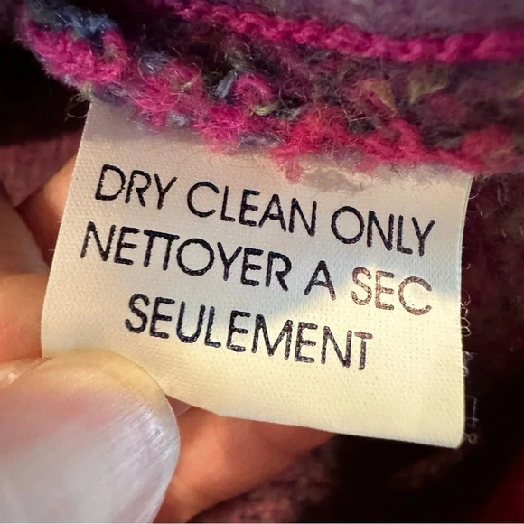 Robin Sinkler Vintage Pink Plaid Wool Button Vest Size Medium - Picture 7 of 8